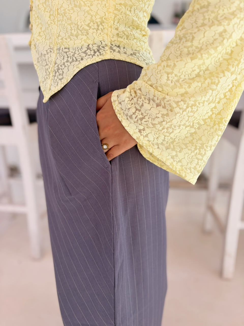 The Wrap Tailored Pants